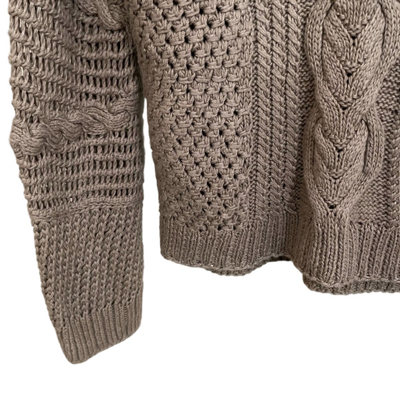 Golden Goose Chunky Knit Sweater – Taupe Brown Cozy Luxe – M - Picture 5 of 10